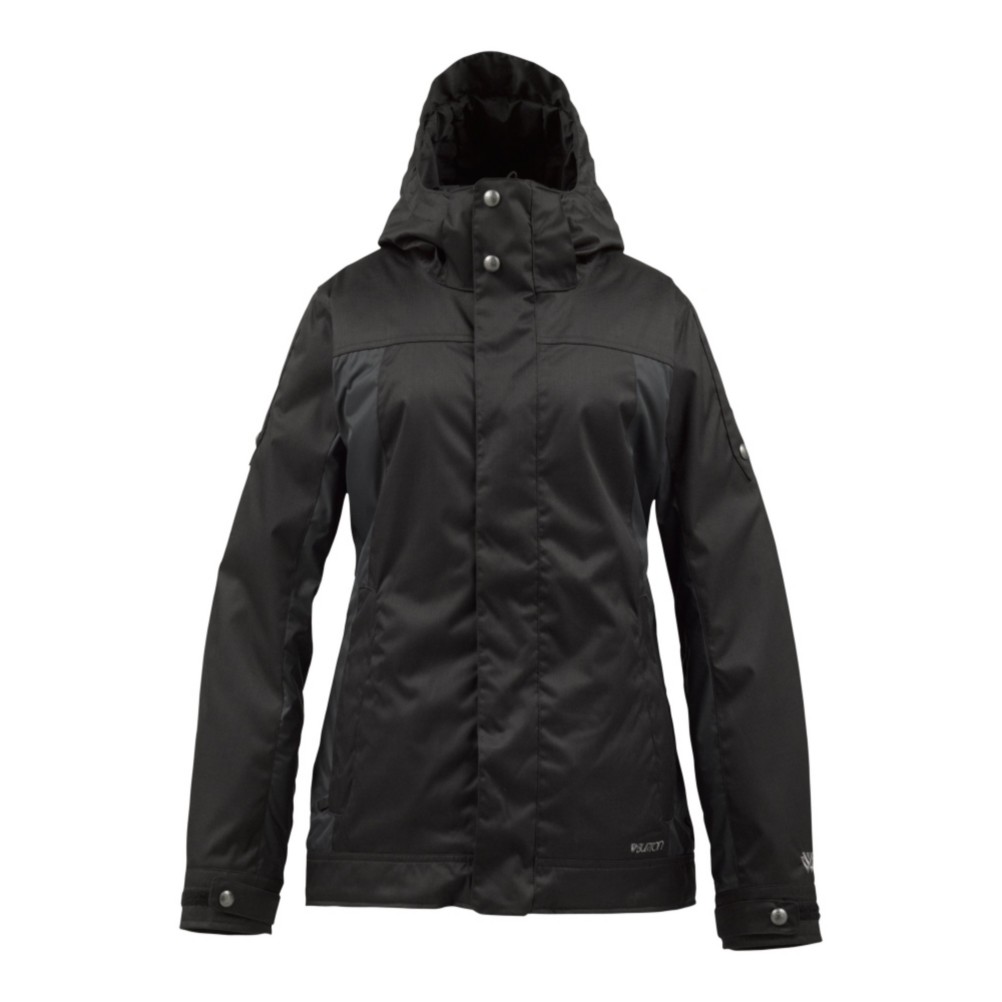 Burton TWC Fulltime Flirt Womens Insulated Snowboard Jacket, True Black, swatch