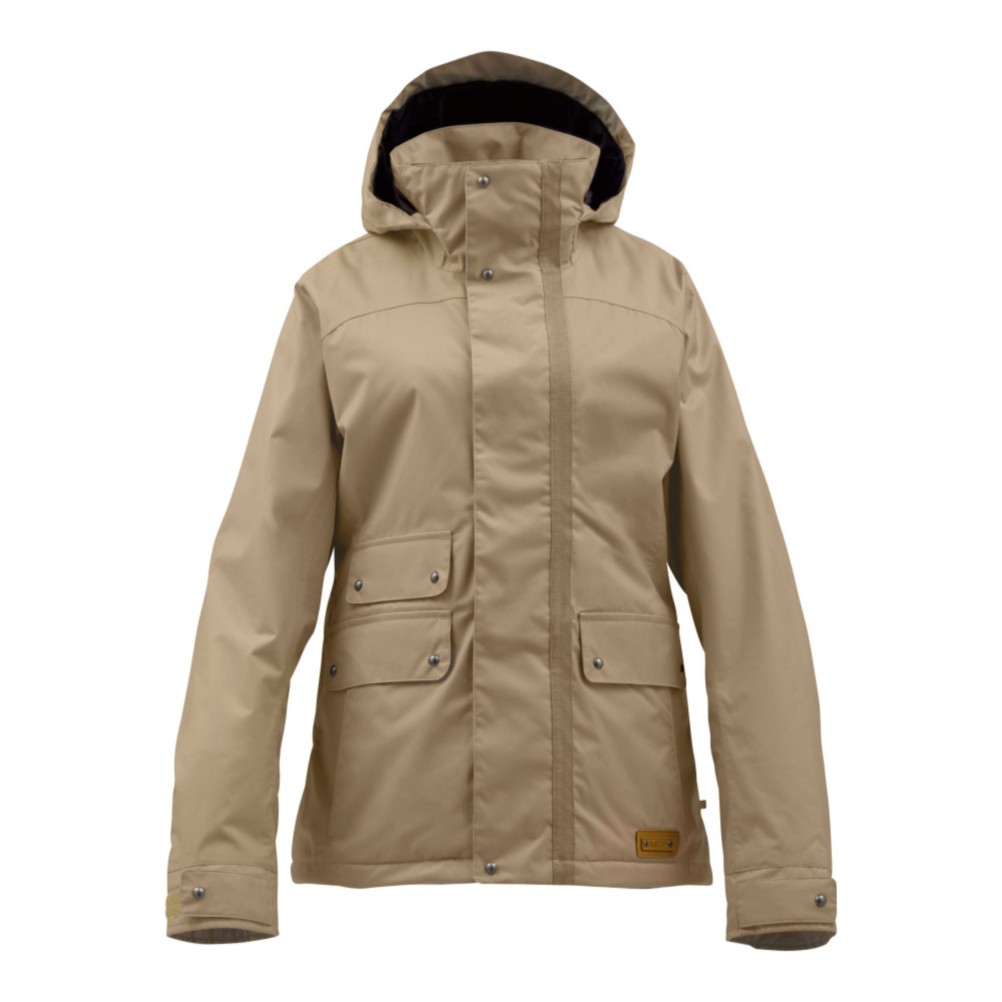 Burton Delirium Womens Insulated Snowboard Jacket, Cork, medium