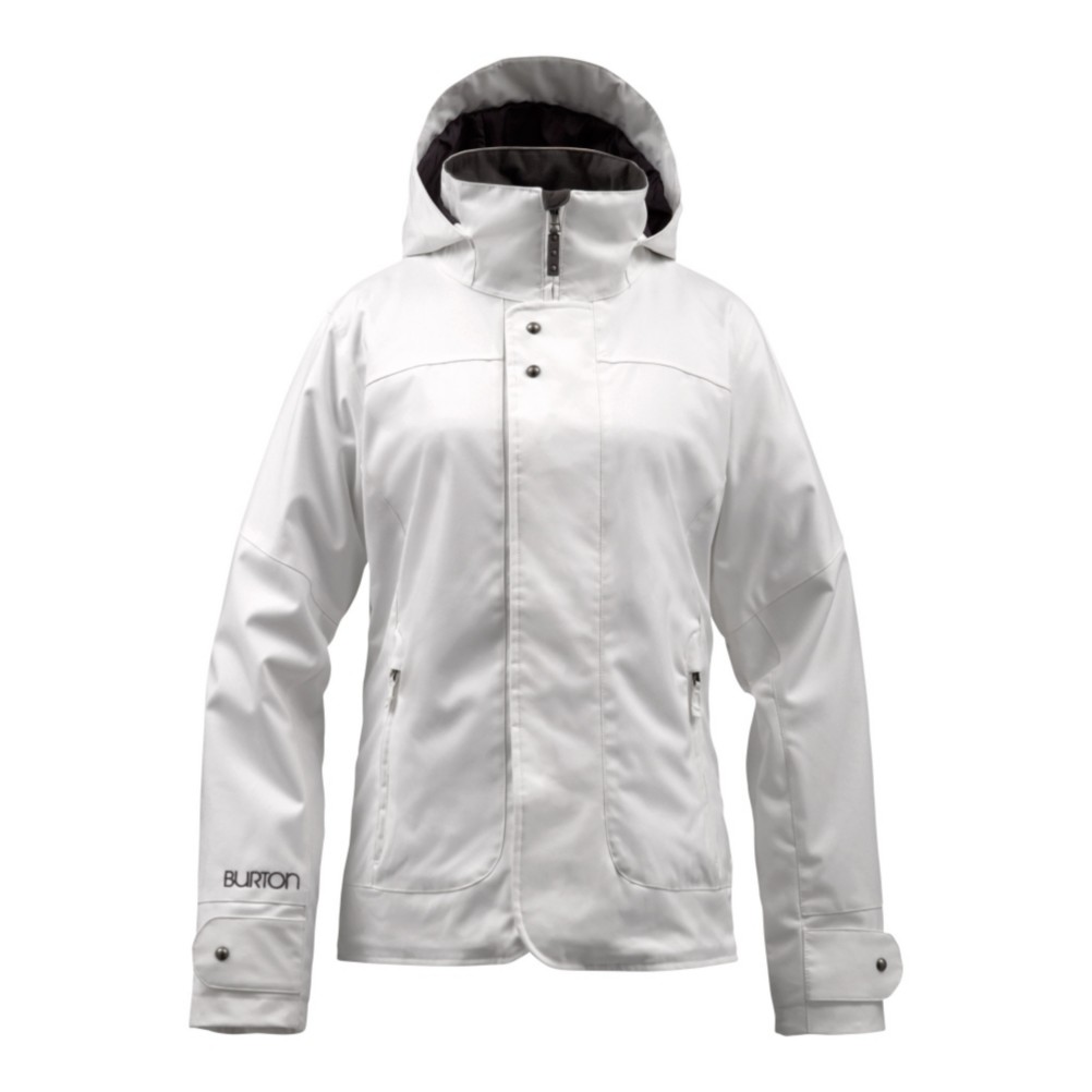 Burton Jet Set Womens Insulated Snowboard Jacket, Bright White, swatch