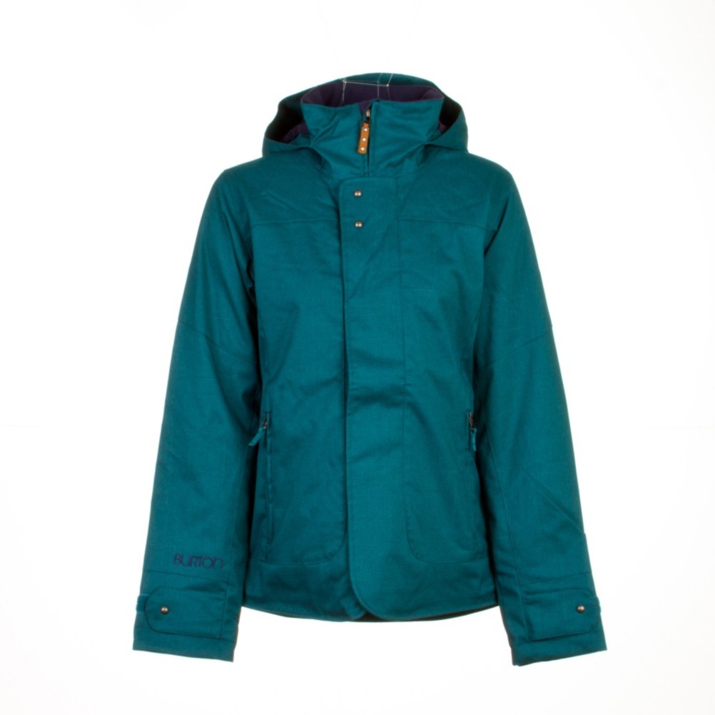 Burton Jet Set Womens Insulated Snowboard Jacket, Spruce, swatch