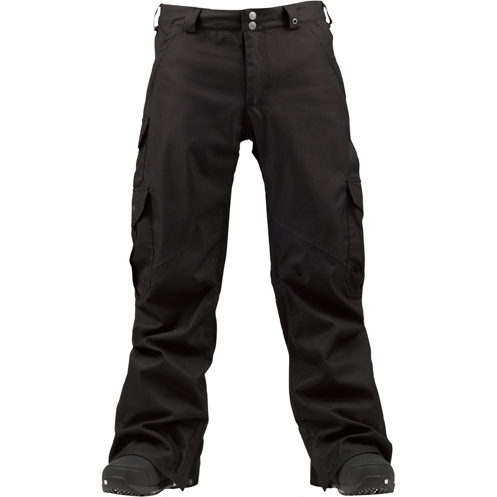 Burton Cargo Mens Snowboard Pants, True Black, swatch