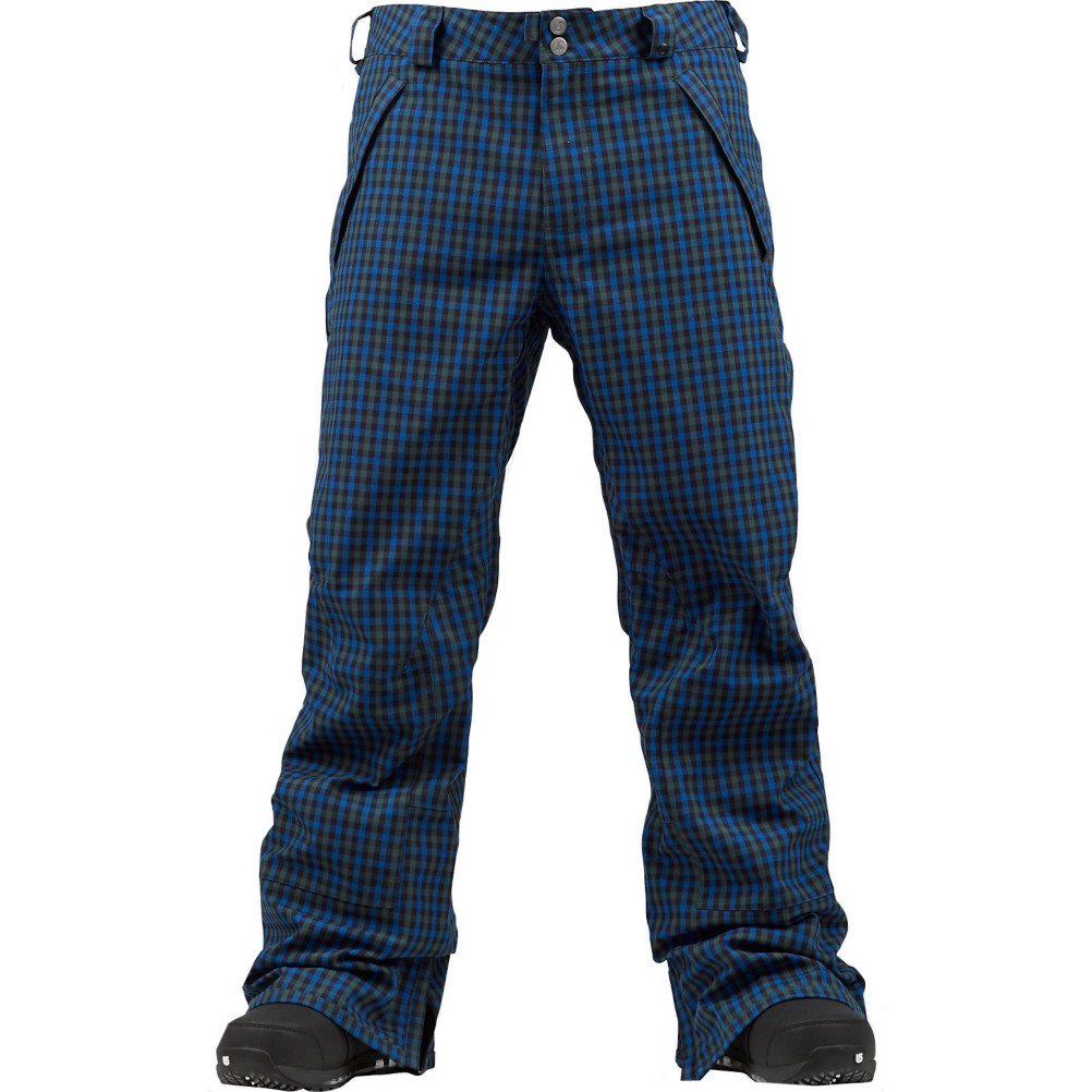 Burton Vent Mens Snowboard Pants, Ballpoint Reid Plaid, medium