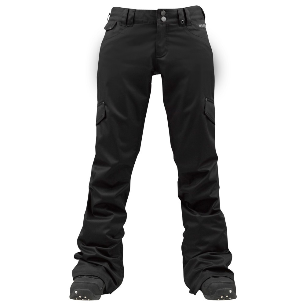 Burton TWC Boomstick Womens Snowboard Pants, True Black, swatch