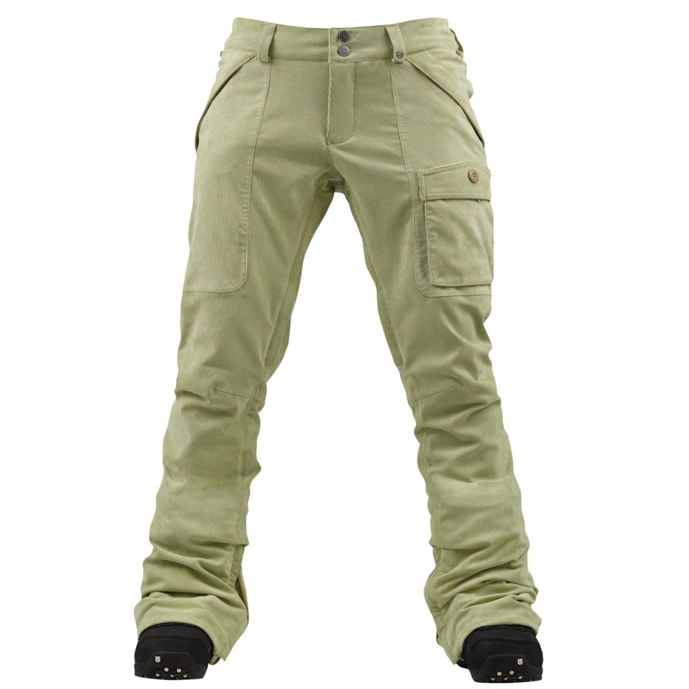 Burton Indulgence Womens Snowboard Pants, Toasted Corduroy, swatch