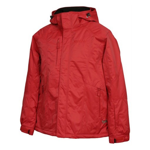 Karbon Jupiter Mens Insulated Ski Jacket, Red, swatch