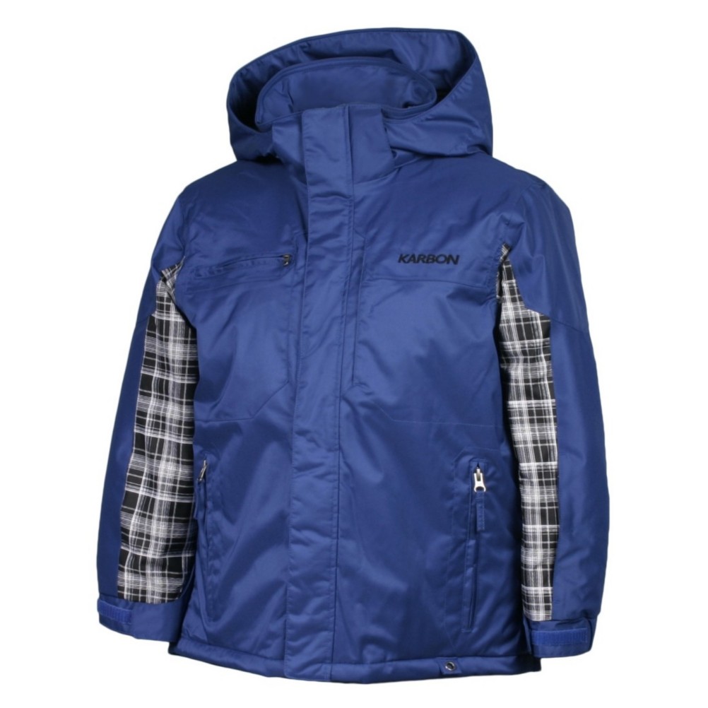 Karbon Ryan Boys Ski Jacket, Eclipse-Black Axis, medium