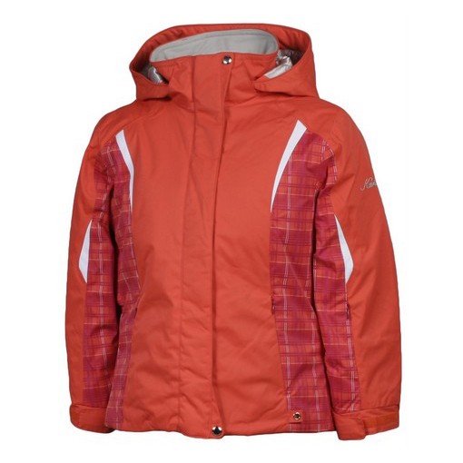 Karbon Loreali Girls Ski Jacket, Sherbert-Raspberry Quartz-Arctic White, swatch
