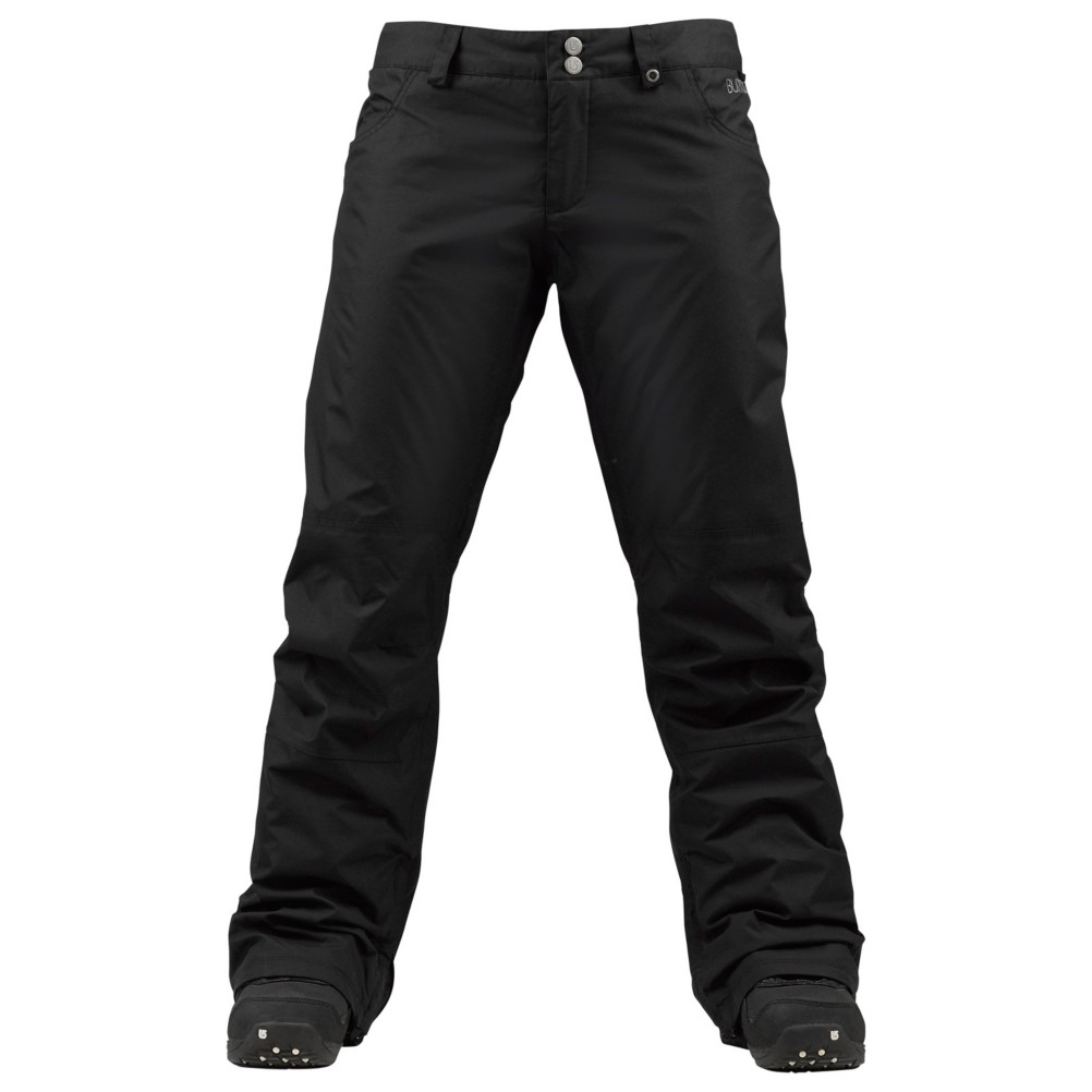 Burton Society Womens Snowboard Pants, True Black, swatch