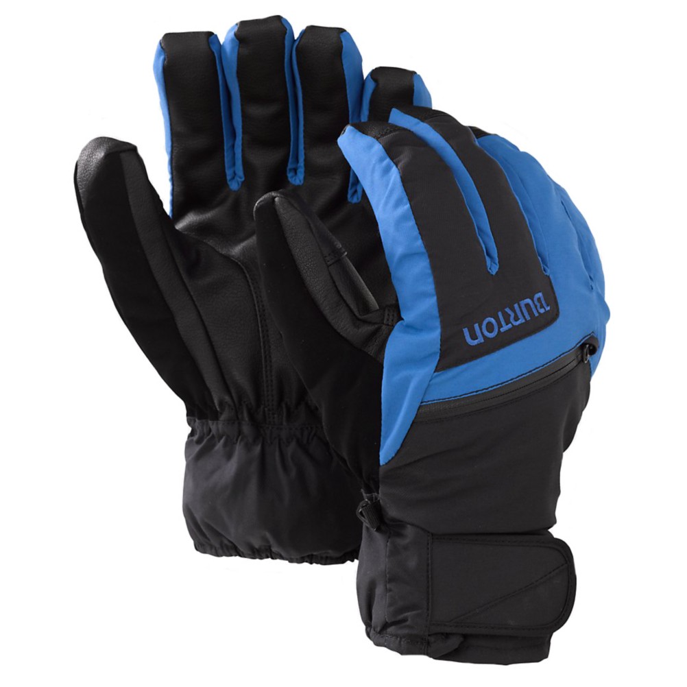 Burton GORE-TEX Under Gloves, True Black-Heron Blue, swatch
