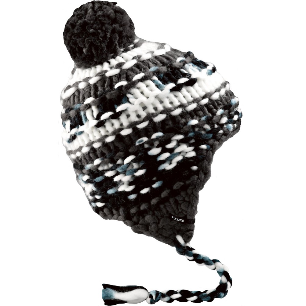 Burton Nana Earflap Womens Hat, True Black, swatch