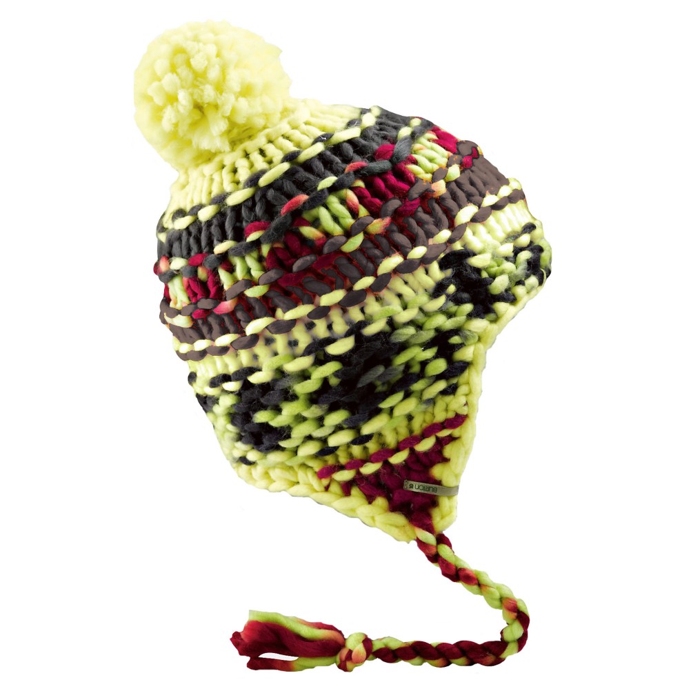Burton Nana Earflap Womens Hat, Sunny Lime, swatch