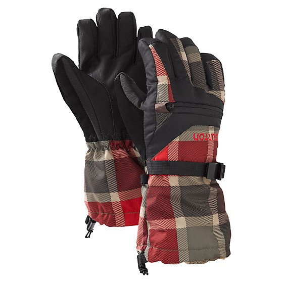 Burton Vent Kids Gloves, Keef Revolt Plaid, medium