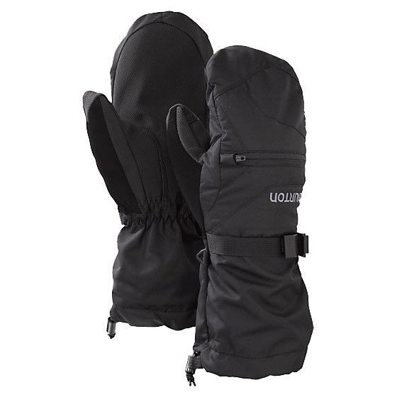 Burton Vent Kids Mittens, True Black, swatch