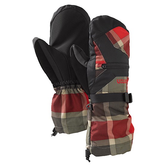 Burton Vent Kids Mittens, Keef Revolt Plaid, medium