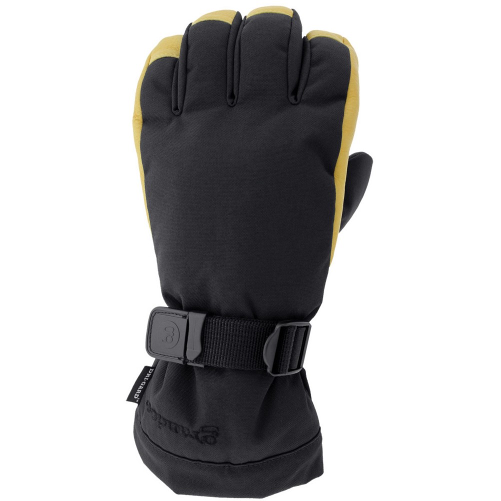 Grandoe Hybrid Gloves, Black-Palomino, medium