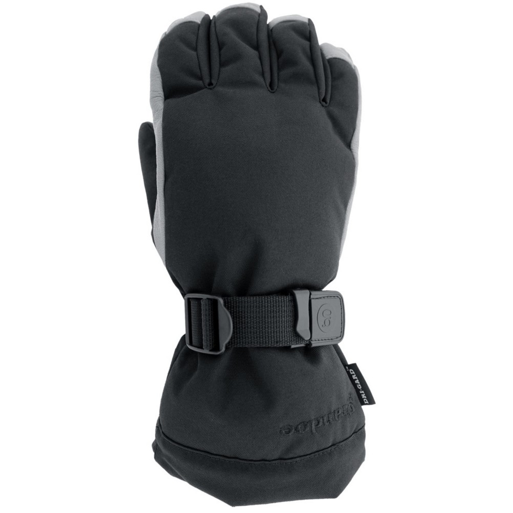 Grandoe Hybrid Gloves, Stone-Black, swatch