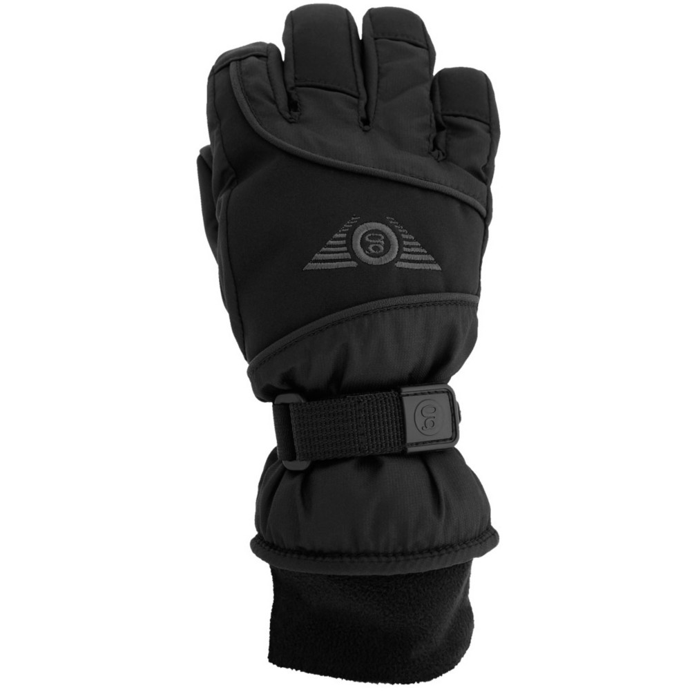 Grandoe Icon Kids Gloves, Black-Grey, medium