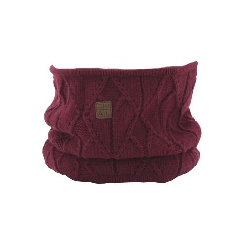 Coal Aden NW Neck Warmer, Brick, swatch