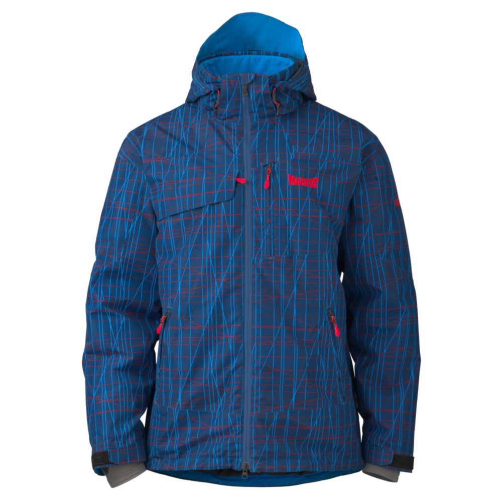 Marker Stratum Mens Insulated Ski Jacket, Blue, medium