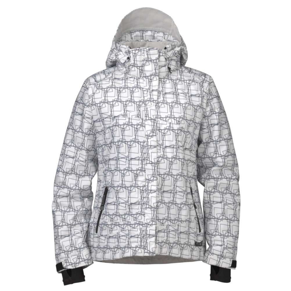 Marker Melanie Womens Insulated Ski Jacket, White, medium