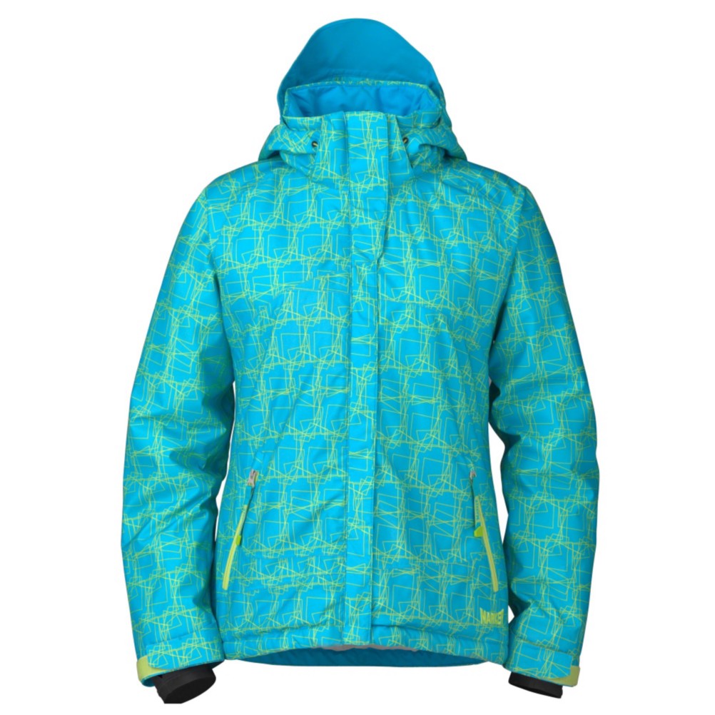 Marker Melanie Womens Insulated Ski Jacket, Caribbean, swatch
