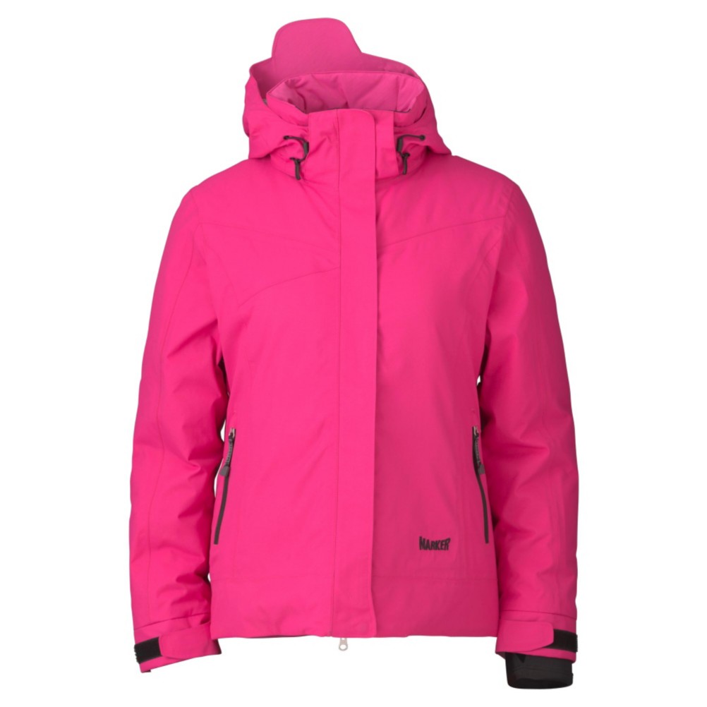 Marker Krista Womens Insulated Ski Jacket, Hot Pink, medium