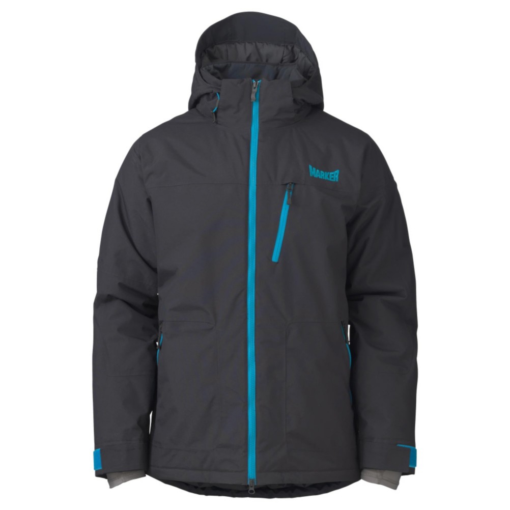Marker Maze Mens Insulated Ski Jacket, Black, medium
