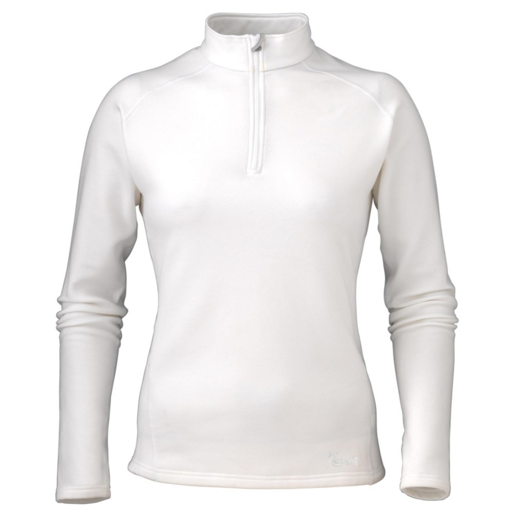 Marker Active Zip-T Womens Mid Layer, White, swatch