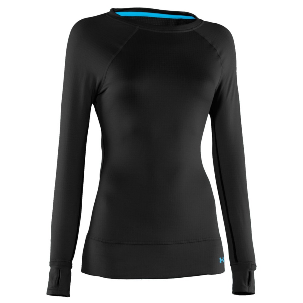 Under Armour Base 2.0 Crew Womens Long Underwear Top, , medium