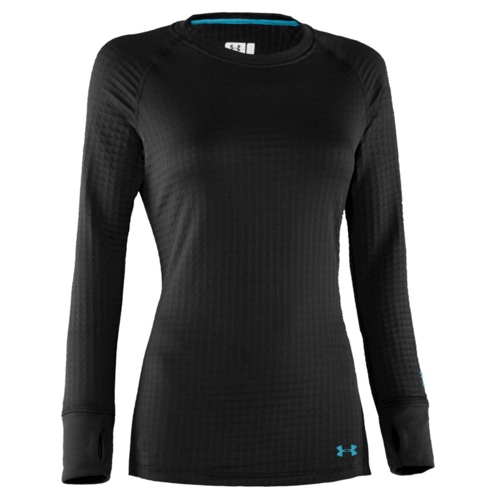 Under Armour Base 4.0 Crew Womens Long Underwear Top, , medium