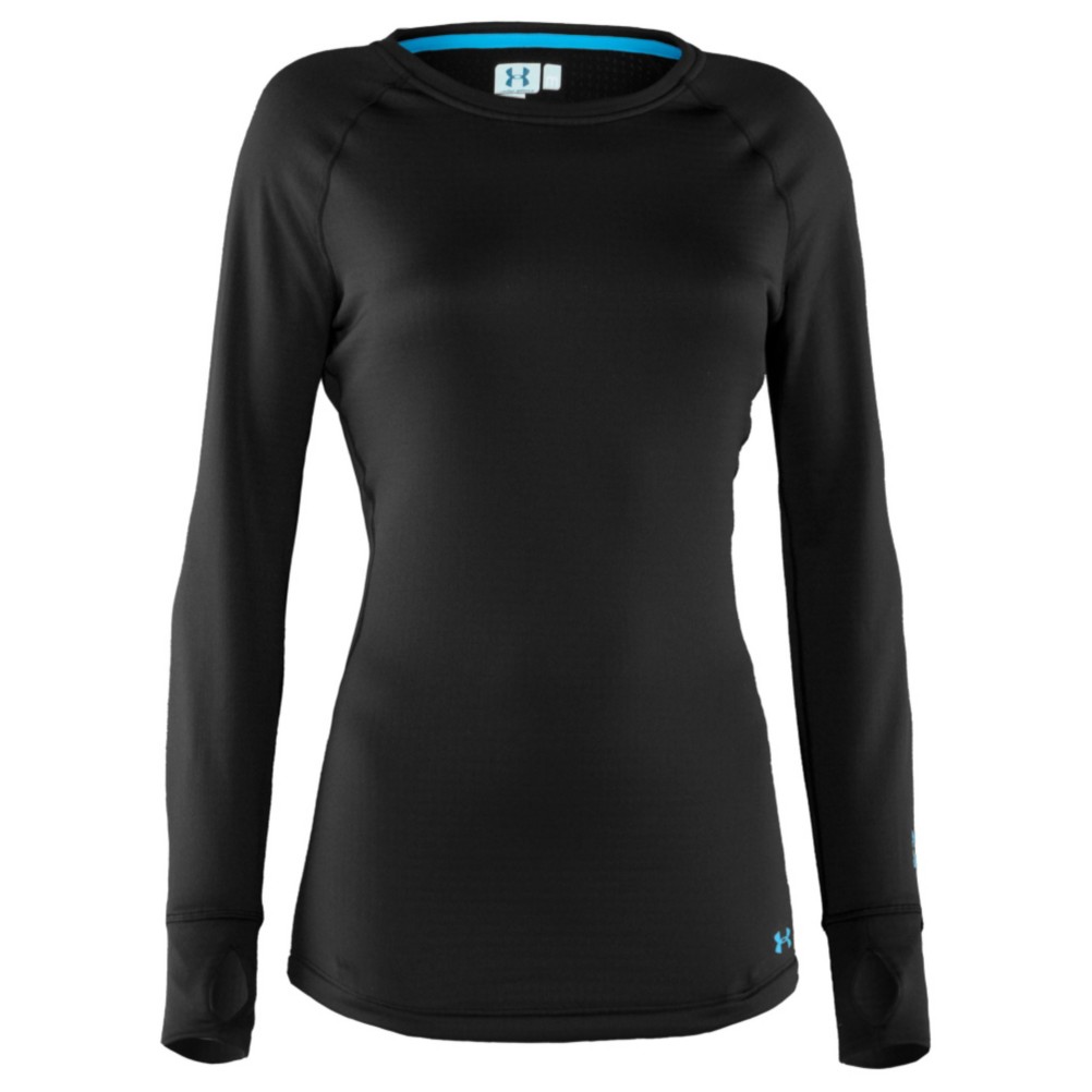 Under Armour Base 3.0 Crew Womens Long Underwear Top, , medium