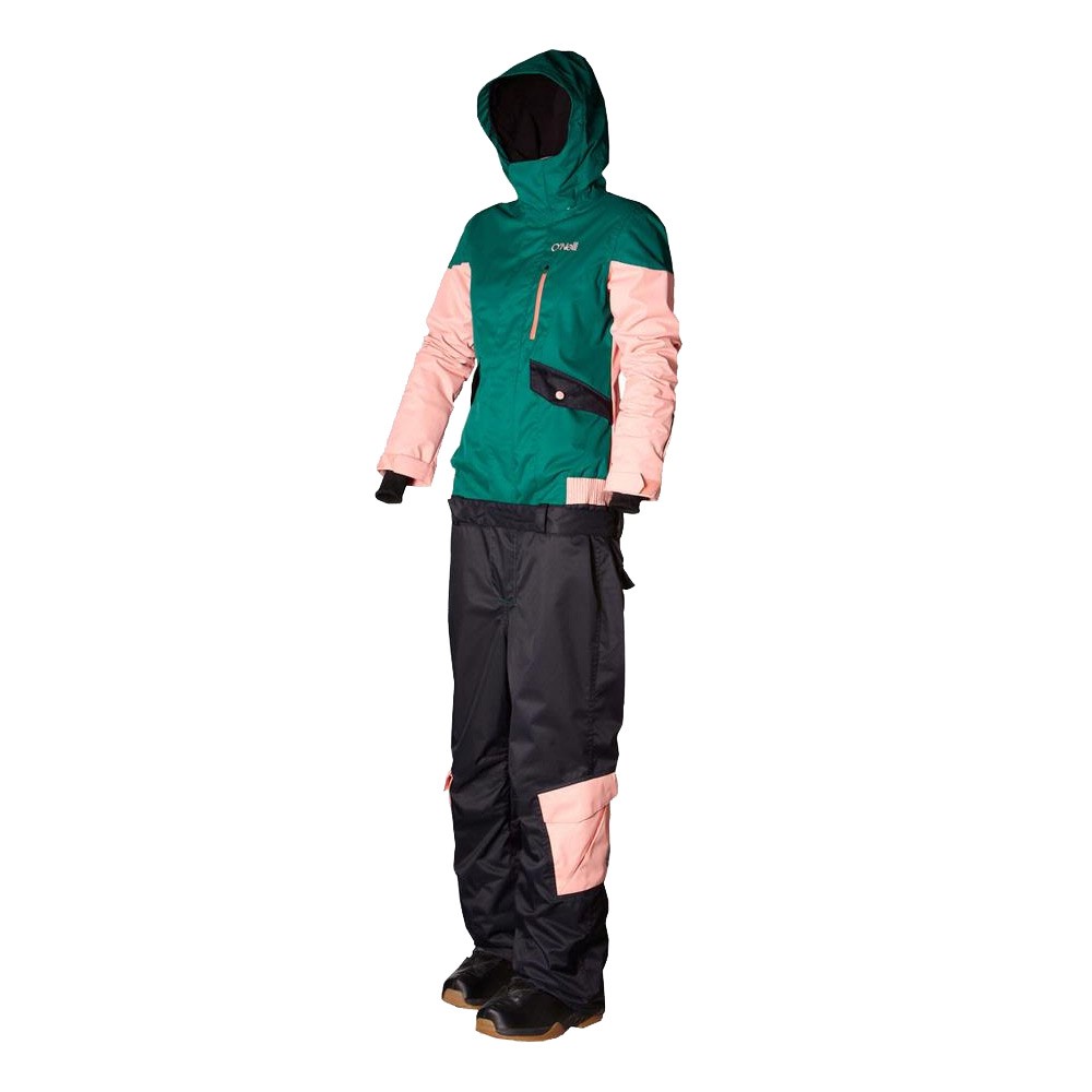 O'Neill Moonstone Fullsuit Womens One Piece Ski Suit, Lake Green, medium