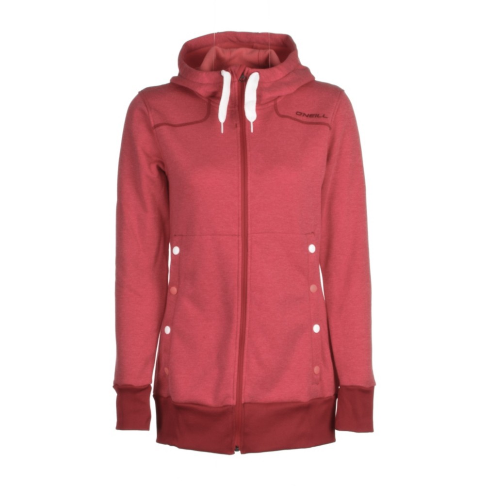 O'Neill Sparkle Fleece Womens Hoodie, Society Red, medium