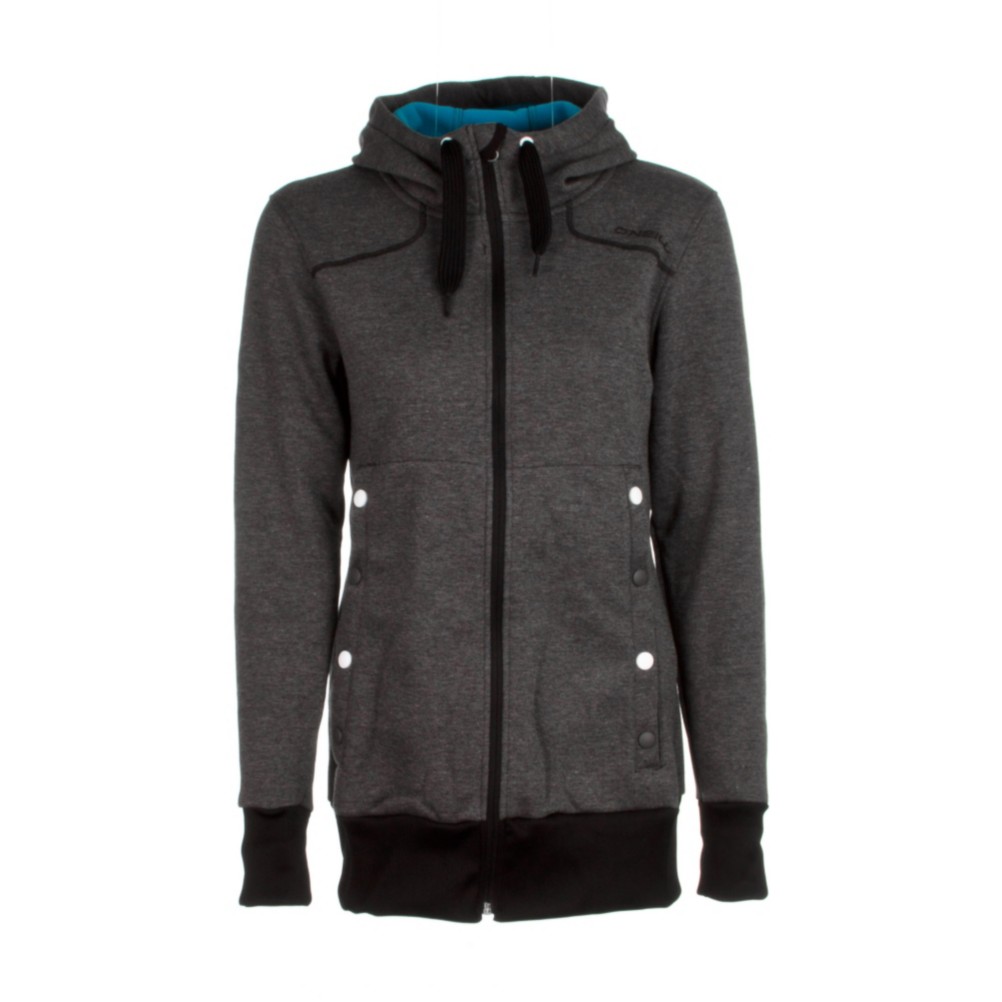 O'Neill Sparkle Fleece Womens Hoodie, Black Out, swatch