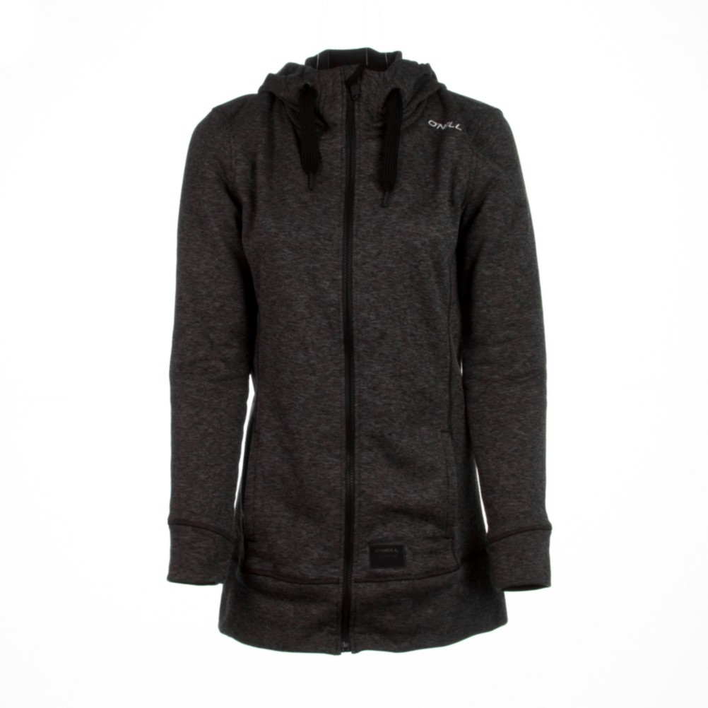 O'Neill Amber Fleece Womens Hoodie, Black Out, swatch