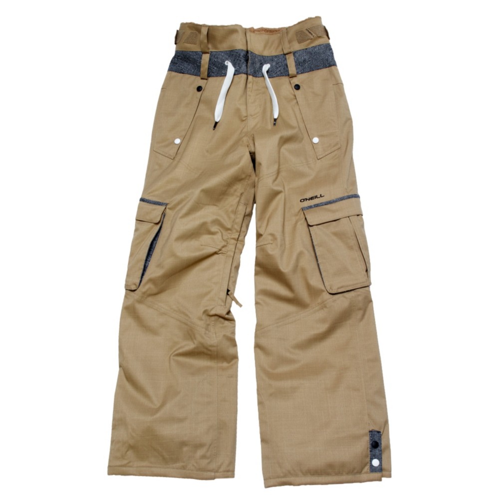 O'Neill Blazer Womens Snowboard Pants, Marl Brown, swatch