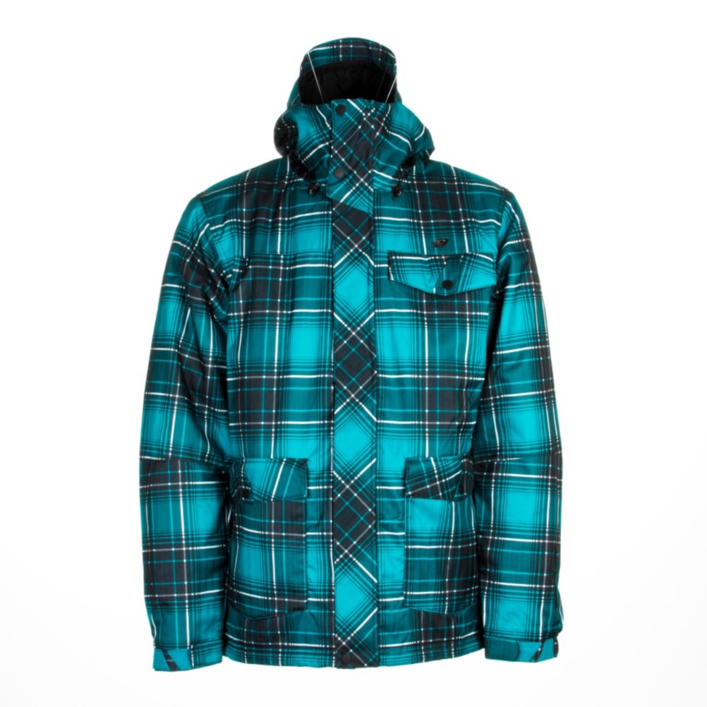 O'Neill Alfabravo Mens Insulated Snowboard Jacket, Green, swatch