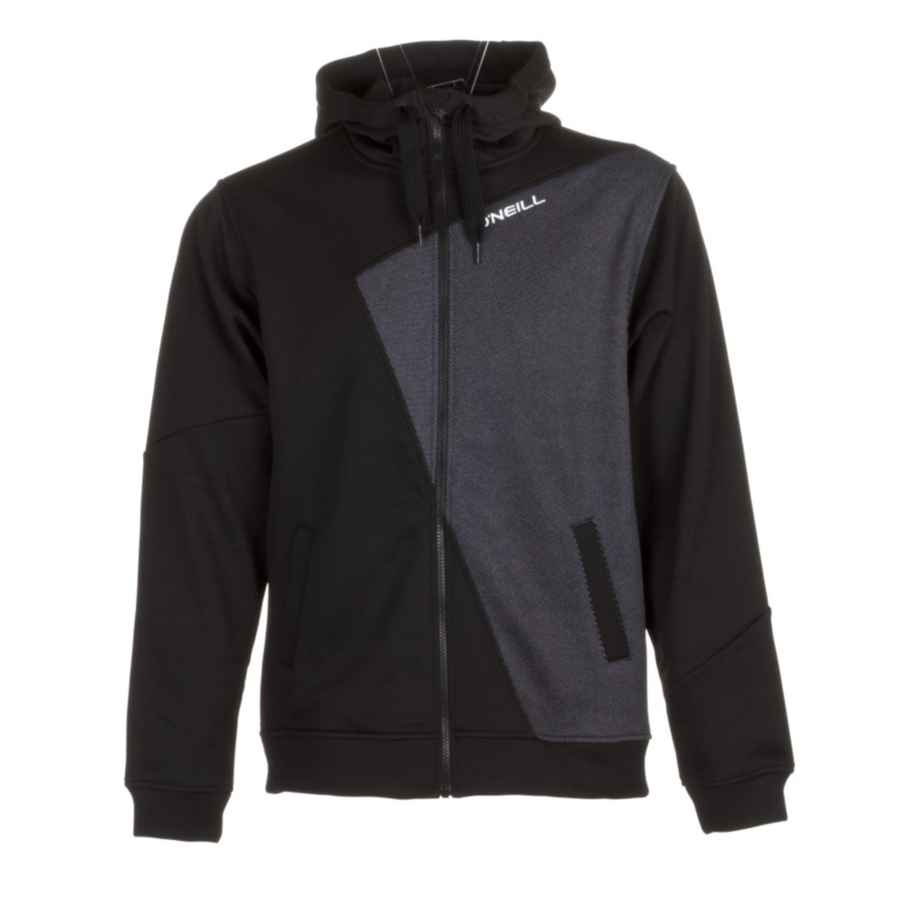 O'Neill Line Up Fleece Hoodie, Black Out, swatch