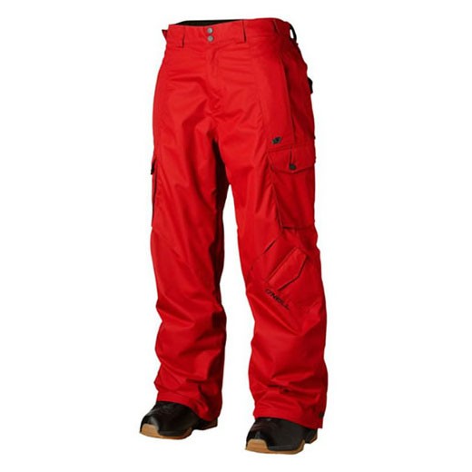 O'Neill Exalt Mens Snowboard Pants, Rio Red, swatch