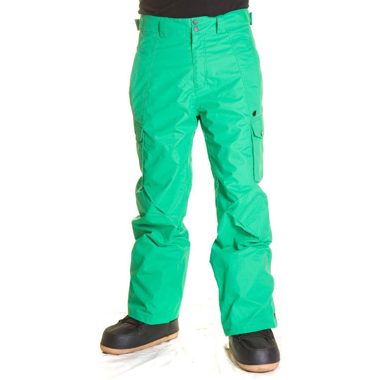 O'Neill Exalt Mens Snowboard Pants, Simply Green, swatch