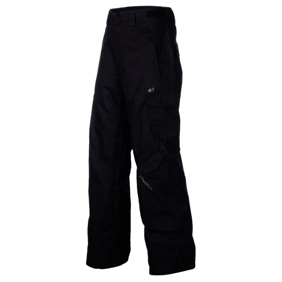 O'Neill Exalt Mens Snowboard Pants, Black Out, swatch