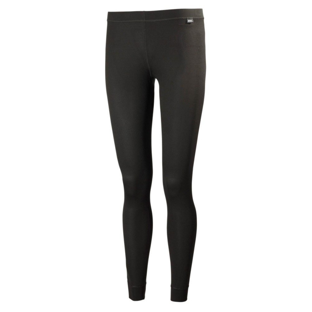 Helly Hansen Dry Womens Long Underwear Pants, Black, medium