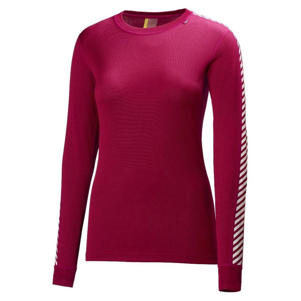 Helly Hansen Dry Original Womens Long Underwear Top, Red Grape, swatch