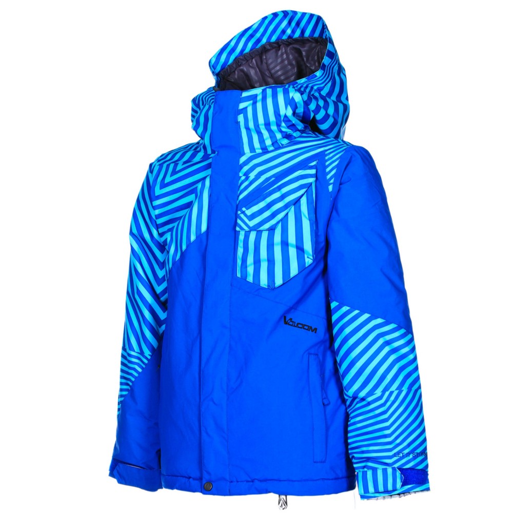 Volcom Ace Insulated Boys Snowboard Jacket, Arctic Blue, swatch
