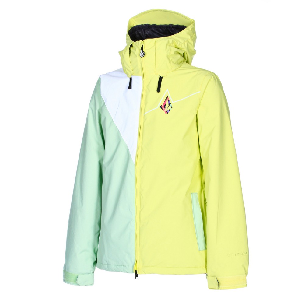 Volcom Threat Womens Insulated Snowboard Jacket, Sparkler, swatch