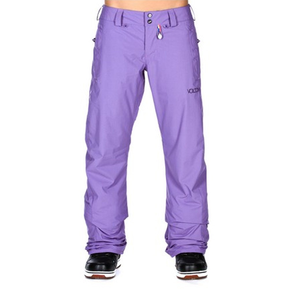 Volcom Boom Insulated Womens Snowboard Pants, Wildflower, swatch