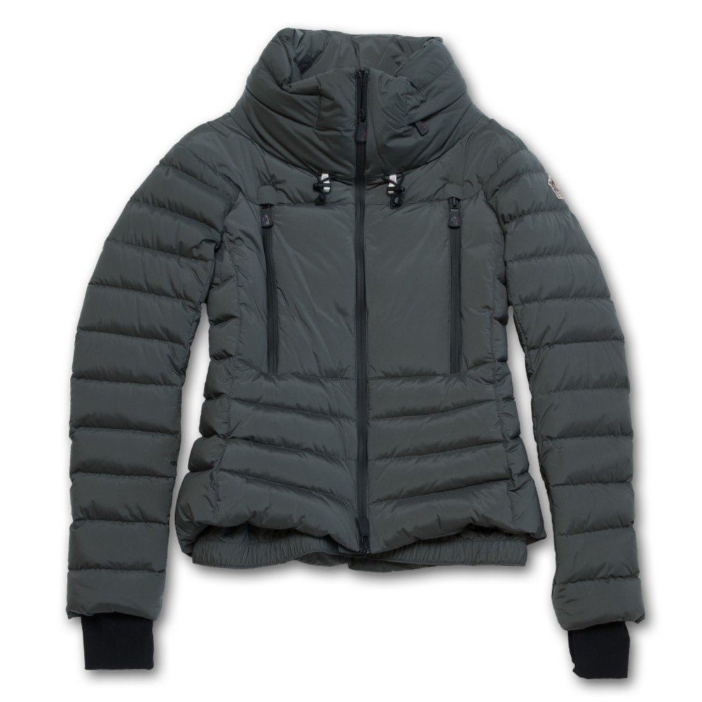 Moncler Bear Womens Insulated Ski Jacket, Grey, medium