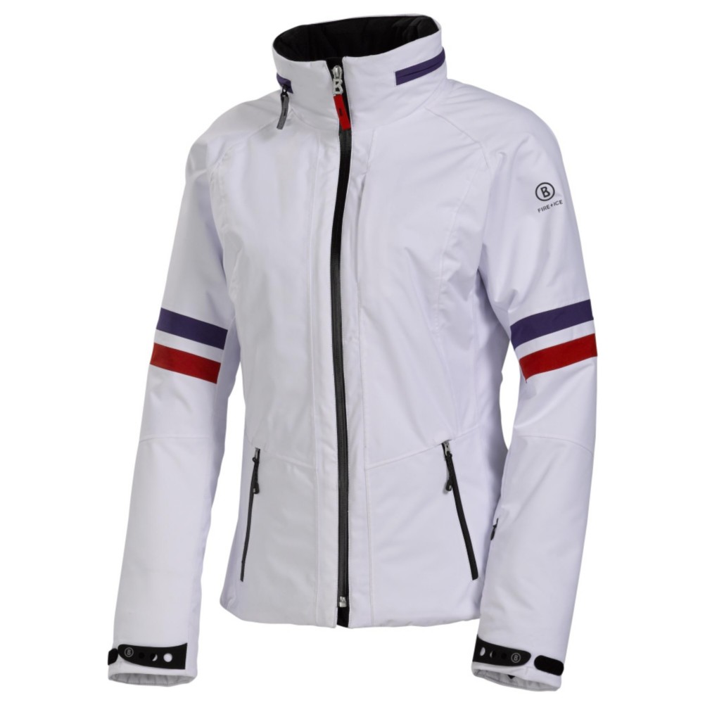 Bogner Fire + Ice Salida Womens Insulated Ski Jacket, White, swatch