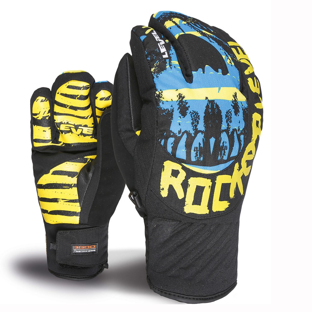 Level Rocker Gloves, Yellow, swatch