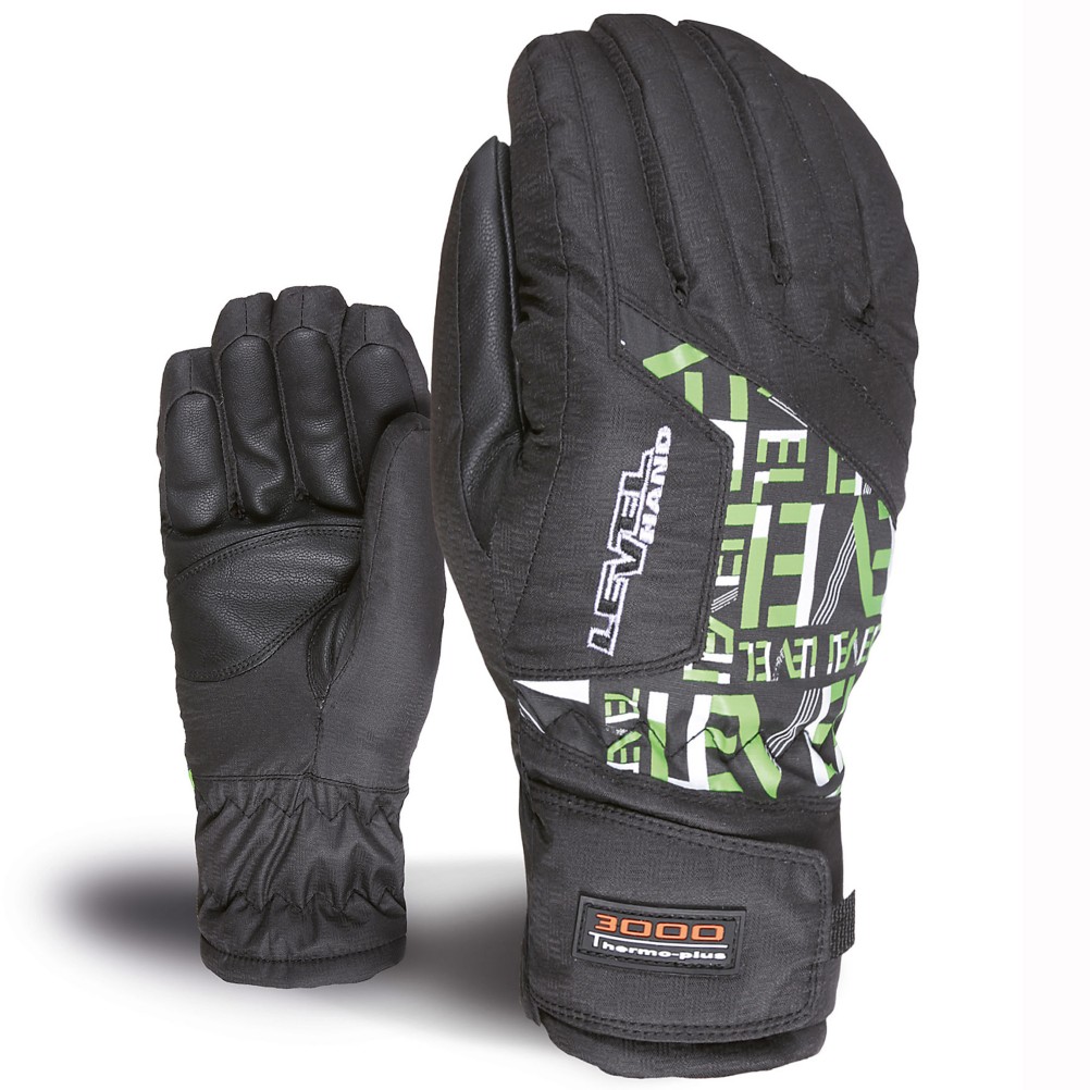 Level Alpine Girls Gloves, Logos, medium